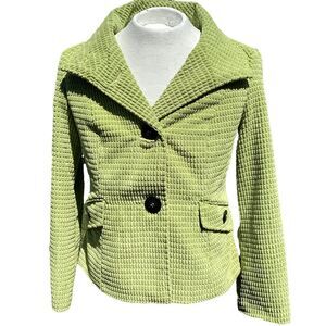 Abbie Mags small green jacket blazer.  0436